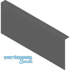 BLUM AMBIA-LINE Holzr�ckwandadapter. H�he K, B242 mm, Stahl Oriongrau