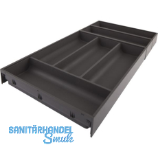 BLUM AMBIA-LINE Besteckeinsatz NL650mm,B300mm, Stahl Oriongrau