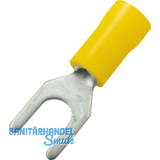 Gabelkabelschuh M5 Querschnitt 2,5 - 6 mm� isoliert gelb