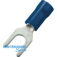 Gabelkabelschuh M4 Querschnitt 1 - 2,5 mm� isoliert blau
