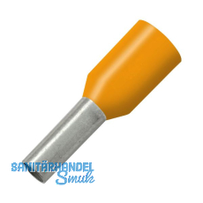 Aderendh�lse 0,50x8/14 mit Kragen orange