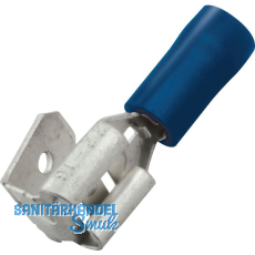 Flachsteckh�lse mit Abzweiger 6,3x0,8 Querschnitt 1 - 2,5 mm� isoliert blau