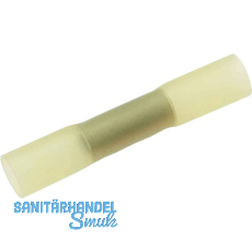Sto�verbinder 6mm� schrumpfisoliert gelb