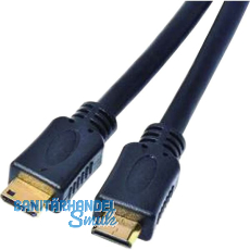HDMI 2.0 Highspeed-Kabel, Stecker vergoldet, schwarz 3,0m