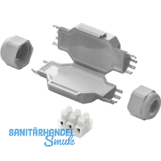 Gelgef�llte Verbindungsmuffe Fred IP68 f�r Kabel bis 3x2,5mm� grau