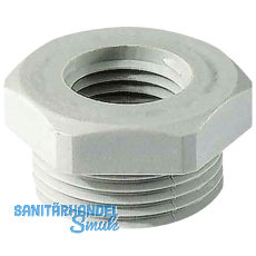 Reduktion PG21/PG16 RAL 7035 lichtgrau, SW32 Reduktion PG21/PG16 RAL 7035 lichtgrau, SW32