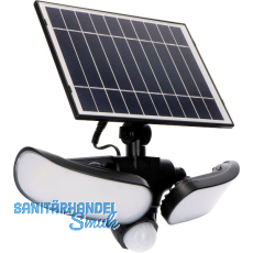 LED`S LIGHT Solar Wandleuchte mit Sensor, IP44, 5000K neutralweiß, schwarz LED`S LIGHT Solar Wandleuchte mit Sensor, IP44, 5000K neutralweiß, schwarz