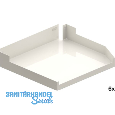 PEKA Einh�ngetablar-Set Liro 600-1900 rechts Pleno Maxi Standard Wei�