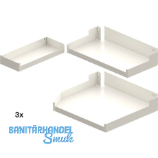 PEKA Einh�ngetablar-Sets Liro 600-1900 links Pleno Maxi Plus Wei�