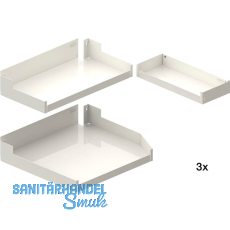 PEKA Einh�ngetablar-Sets Liro 600-1900 rechts Pleno Maxi Plus Wei�