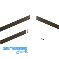 PEKA Relingeinsatz-Set Liro 600-1900 Pleno Maxi Plus Eiche gebeizt PEKA Relingeinsatz-Set Liro 600-1900 Pleno Maxi Plus Eiche gebeizt