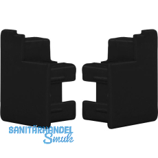 KNOKE SMART CASE Abdeckkappenset aufgesetzte Montage, Kunststoff schwarz KNOKE SMART CASE Abdeckkappenset aufgesetzte Montage, Kunststoff schwarz