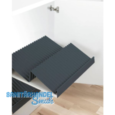 PEKA Schuhablageplatte zuschneidbar, Kunststoff anthrazit PEKA Schuhablageplatte zuschneidbar, Kunststoff anthrazit