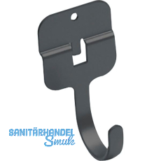 Peka Sesam Einhängehaken, Stahlblech Anthrazit Peka Sesam Einhängehaken, Stahlblech Anthrazit