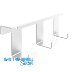 PEKA Hakenleiste 3 Haken Pecasa Stahlblech mit Feinstruktur wei�