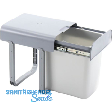 EKOTECH Einbau-Abfallsammler Aladin 40 1 x 16 Liter Kunststoff grau