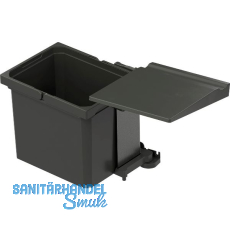 VS ENVI Single Einbau-Abfallsammler KB 450 mm 12 Liter Kunststoff Lava