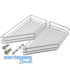 VS SUB Side Ablage-Set Saphir 45° rechts KB 300 mm Silber VS SUB Side Ablage-Set Saphir 45° rechts KB 300 mm Silber