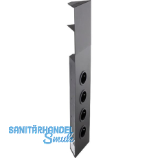 CARESSI Steckdosenelement 4ST46-58 4 Schukosteckdosen schwarz CARESSI Steckdosenelement 4ST46-58 4 Schukosteckdosen schwarz