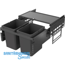 VS ENVI Space S Abfalltrennsystem KB 600 mm 2 x 15,5 L Lava