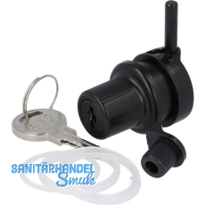 SISO Zylinder Glastürschloss 910 gleichsperrend, Zamak schwarz SISO Zylinder Glastürschloss 910 gleichsperrend, Zamak schwarz