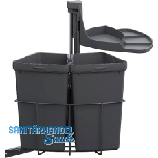 VS ENVI Einbau-Abfallsammler Center 2-fach Lava VS ENVI Einbau-Abfallsammler Center 2-fach Lava