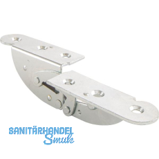 Spanplattenband 133 x 46 x 27 mm, Stahl blau verzinkt