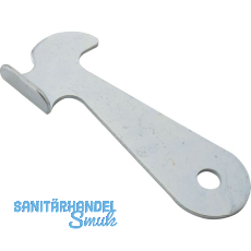 ITALIANA FERRAMENTA Schlie�haken, 62 x 25, 5 x 7 mm, Stahl wei� verzinkt