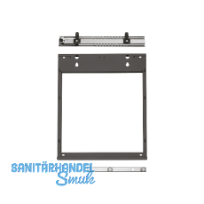 PEKA Unterschrankauszug Slim Typ 550, LH 610 mm, Stahlblech Anthrazit