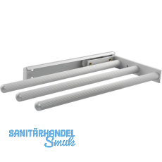 Geschirrtuch-Auszug Pluto 3-armig 444 mm Alu eloxiert matt