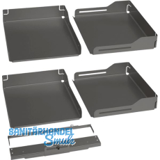 PEKA Einhängetablar-Set Libell 500 Magic Corner Comfort Anthrazit PEKA Einhängetablar-Set Libell 500 Magic Corner Comfort Anthrazit