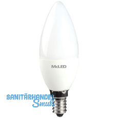 MCLED Kerzenlampe 2,7W warmwei� E14 230 V
