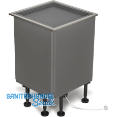 NINKA Eckschranklift Qanto R1 2 Tablare LED Stahl/Kunststoff Dunkelgrau NINKA Eckschranklift Qanto R1 2 Tablare LED Stahl/Kunststoff Dunkelgrau