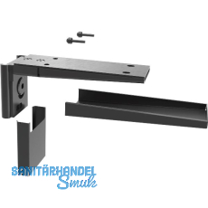 PEKA Holzwerkstoffe-Tablartr�ger Pecasa Stahlblech Feinstruktur schwarz