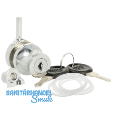 SISO Zylinder Glast�rschloss 689 gleichsperrend, Zamak verchromt