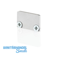 BILTON Endkappe alufarbig zu Aufbau- Aluminiumprofil XT02