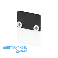 BILTON Endkappe schwarz zu Aufbau- Aluminiumprofil XT02