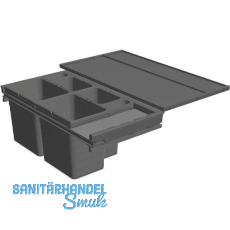 NINKA Abfalltrennsystem Set eins2f�nf/SERVO-DRIVE uno KB 900 mm Dunkelgrau