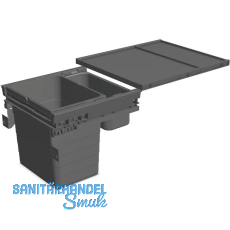 NINKA Abfalltrennsystem Set eins2fünf KB 450/NL 400 mm dunkelgrau NINKA Abfalltrennsystem Set eins2fünf KB 450/NL 400 mm dunkelgrau