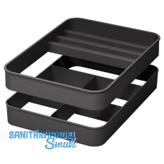 NINKA Putzmittel-Set eins2top 12/17/26/32 Liter Dunkelgrau NINKA Putzmittel-Set eins2top 12/17/26/32 Liter Dunkelgrau