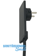 EVOline Plug-Schukostecker, max.3500 Watt, Kunststoff schwarz EVOline Plug-Schukostecker, max.3500 Watt, Kunststoff schwarz