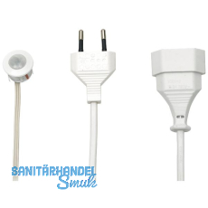 DOMUS LINE Bewegungsmelder 230 V, max.250 Watt, mit Einbau-Empf�nger, wei�