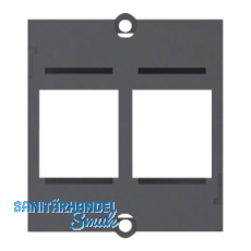 BACHMANN Modul 2x Keystone schwarz