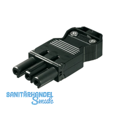 Stecker GST18 230 V Buchsenteil, schwarz