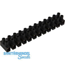 Klemmleiste EKL1, Querschnitt 4-6 mm, 12 Pole schwarz