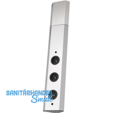 WIPO Steckdosenelement Power-Eck 1, 3 Schukosteckdosen, Edelstahl