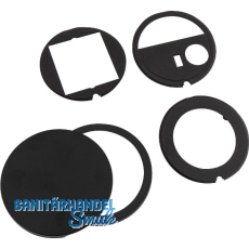 BACHMANN Pix Deckelset mit Schwenkdeckel und Zierring schwarz