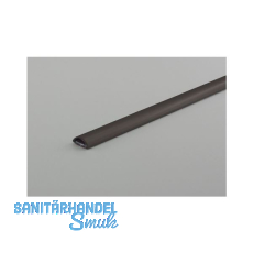 Kabelkanal Mini, L: 2000 mm, B: 10 mm, H: 5 mm, Kunststoff schwarz