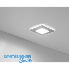 Aufbauleuchte Square 2 warmwei� alufarbig