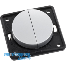 BERKER Integro Flow/Pure Serienschalter chrom matt lackiert BERKER Integro Flow/Pure Serienschalter chrom matt lackiert